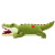 Domineering Open Mouth Stuffed Crocodile Plush Pillow Soft Four-Sided Elastic Chinese Crocodile Plush Toy Long Pillow in Stock