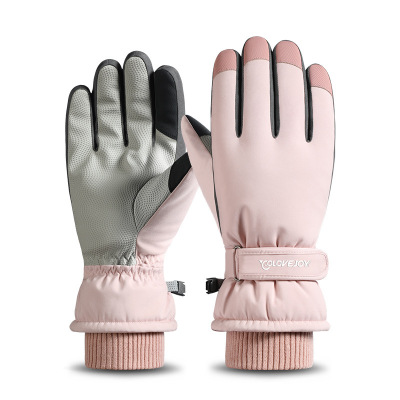 Autumn and Winter New Ski Gloves Men and Women Outdoor Riding Touch Screen Warm Velvet Gloves Waterproof Non-Slip Sk20