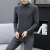 Men's Double-Sided Velvet Mid-Collar Thermal Underwear for Middle-Aged and Elderly Thin Half-Turtleneck Dralon Autumn Suit Winter