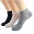 Men's Ankle Socks Polyester Cotton Short Tube Athletic Socks Shallow Mouth Black White Gray Men's Socks Spring and Autumn Medium Thick Street Vendor Stocks in Stock Wholesale