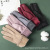 Five-Finger Touch Screen Gloves for Women 21 Winter New Deerskin Velvet Spot Thermal and Windproof Electric Car Button Fashion Retro