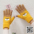 Embroidered Cartoon Touch Screen Knitted Gloves Warm Soft Fashionable Appearance Generous