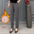 Mom's Wear M Soft Wool Autumn and Winter Middle-Aged and Elderly Loose Trousers Brushed Thick Women's Pants Solid Color Casual Straight Pants