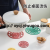 Heat Proof Mat Nordic Soft Silicone Cup Mat Kitchen Supplies Dining Table Cushion Grid Modeling Teacup Mat Creative Bowl Placemat