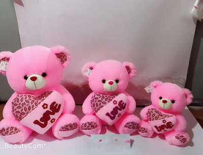 Valentine's Day Girls' Gifts Happy Every Day Holding-Heart Bear Doll Holding-Heart Bear Plush