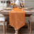 Orange Yellow Style Table Runner Dining Table Long Cloth Decorative Cloth American and European Style French TV Counter Cloth HTTP