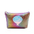 New Ins Cosmetic Bag Hand-Held Women's Storage Bag Laser Shell Portable Toiletry Bag Waterproof Dumpling Cosmetic Bag