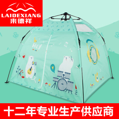 Wholesale Children's Tent Automatic Quick Unfolding Toy House Indoor and Outdoor Baby Folding Princess Castle Outdoor Game House