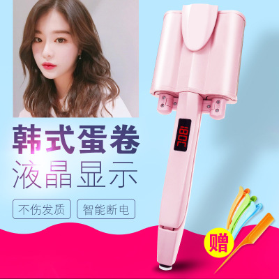 New LCD Thermostat Hair Curler Wholesale Household Intelligent Constant Temperature Hair Curler 10 Seconds Hot Lazy Electric Hair Curler