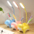 USB Cartoon Creative Shape Mini Cubby Lamp USB Rechargeable Student Children Study Desk Dormitory Reading Light