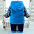 2021 Winter Boys' Suit 1-4 Years Old Baby Boys' Fleece-Lined Thickened Palm Puppy Two-Piece Set Children Thermal Wear