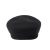 Autumn and Winter Woolen Hat Female Flat-Top Cap Korean Hat Female Woolen Hat British Retro Navy Hat