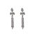 Diamond Water Drop Bow Tassel Stud Earrings Court Fashion Design Earrings Internet Celebrity Generous Earrings Women
