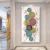 Simple HD Nine Fish Pattern Entrance Painting Home Crystal Porcelain Mural Living Room High-End Corridor Vertical Version Wall Painting
