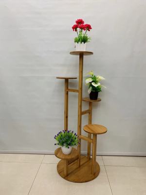 Factory Direct Sales Living Room Flower Stand Indoor Commodity Shelf Multi-Layer Floor-Standing Rack Green Dill and Bracketplant Succulent Flower Stand