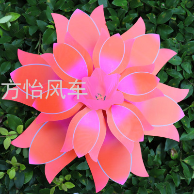 38cm Tulip Big Windmill Outdoor Floor Waterproof and Sun Protection Layout Decoration Real Estate Advertising Festival Gift