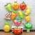Children's Fruit Balloon Trending Cartoon Vegetable Shape Aluminum Balloon Birthday Party Room Layout Supplies Wholesale