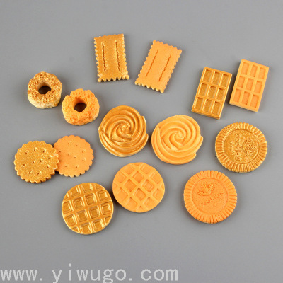 Donut Biscuit Simulation Candy Toy Accessories DIY Cream Glue Phone Case Material Soda Early Education Trick Props