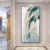 Modern Abstract Blue Feather Light Luxury Entrance Painting Corridor and Aisle Mural Crystal Porcelain Painting Wall Painting