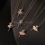Amazon European and American Jewelry Ballet Little Girl Necklace Fashion Popular Pendant Sweater Chain