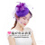 Korean Socialite Vintage Mesh Headdress Flower Billycock Hair Accessories Headwear Children's Performance Stage Veil Barrettes Female