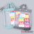 Large Capacity Portable Subject Bag Student Exam Assorted Storage Bags Button Nylon Transparent Mesh Handbag