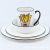 Ceramic Breakfast Tableware Four-Piece Set 8-Inch 10-Inch Plate Dish Bowl Cup Set Color Box Packaging