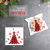 Christmas Nougat Snowflake Crisp Milk Jujube Sealing Packaging Bag Self-Adhesive Cookie Nougat Cookies Candy Ziplock Bag