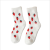 Women's Mid Tube Stockings Mink Fur Casual Cartoon Fruit White, Strawberry Warm Cross-Border Wholesale Socks