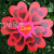 38cm Double-Layer Rose Love Decoration Big Windmill Fiberglass Rod PVC Waterproof and Sun Protection Windmill Valentine's Day Confession