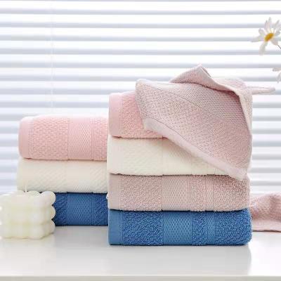 Futian Cotton Towel Adult Home Use Plain Soft Couple Absorbent Super Labor Insurance Wholesale Gifts Face Washing Face Towel