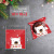 Christmas Nougat Snowflake Crisp Milk Jujube Sealing Packaging Bag Self-Adhesive Cookie Nougat Cookies Candy Ziplock Bag