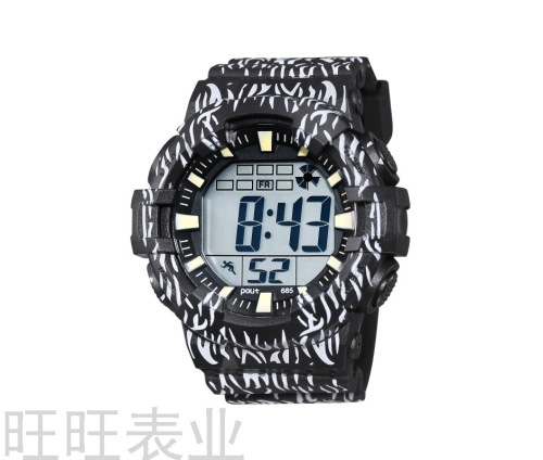 Factory Direct Sales Polit Bora New Large Screen Male Student Electronic Sports Watch Waterproof Luminous Cool 685m