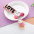 New Love Korean Princess Chicken Strap Car Key Ring Handbag Pendant Package Pendant Key Ring Package Pendant