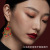 Factory Wholesale Vintage Ear Jewelry Exquisite and Versatile Fashion Fresh Earrings Korean Style Tassel Temperamental Diamond Women's Earrings