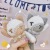 New Bamboo Charcoal Card Rabbit Bear Plush Doll Keychain Trendy Backpack Pendant Crane Machines Doll Store Supply