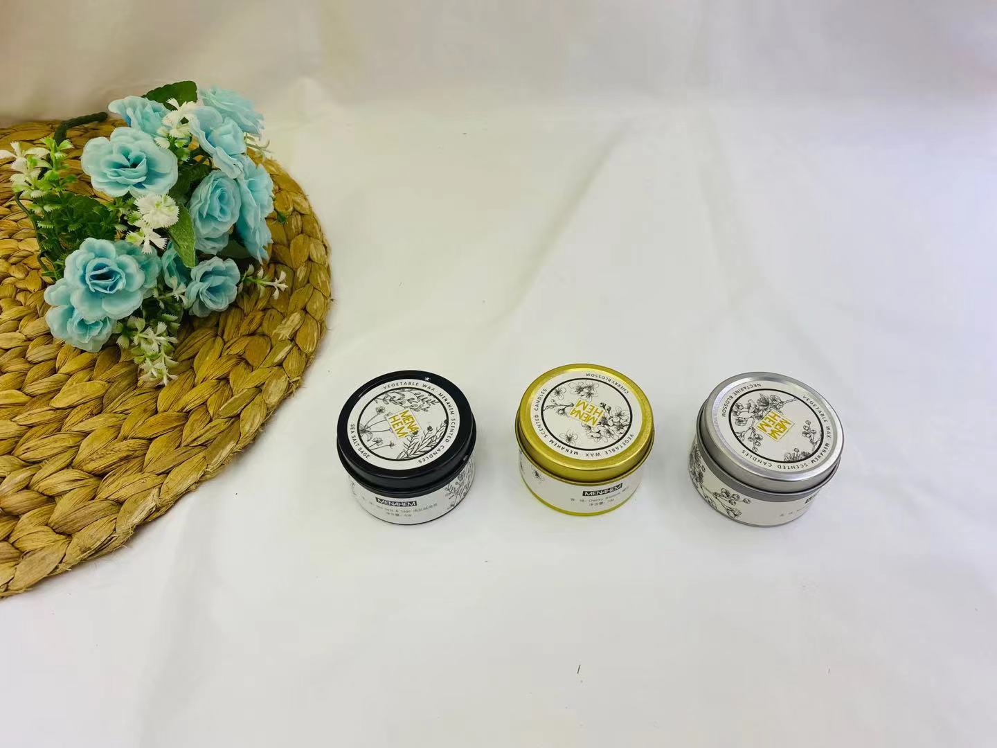 蜡烛铁罐香薰无烟蜡烛香氛蜡烛伴手礼物香薰蜡烛