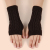 Knit Acrylic Gloves Women Winter Mittens Warm Fingerless Gloves