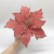 Handcraft Glitter Large Artificial Flowers Christmas Decor Poinsettia Fake Flowers For DIY Xmas Wedding New Year Home De