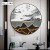 Living Room Bedroom round Decorative Painting Bedside Mural Aluminum Alloy Baked Porcelain Modern Light Luxury Hanging Painting