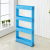 Bathroom Kitchen and Bedroom Plastic Finishing Gap Storage Rack Color Storage Rack with Wheels Multifunctional Slit