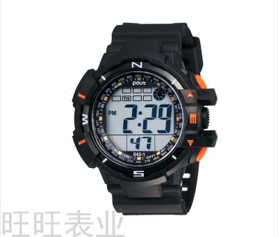 New Hot Sale Boxed Polit Large Screen Men's Watch Multi-Functional Waterproof Luminous Gift Student's Watch Reloj