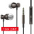 Cross-Border Wired Headset Metal Heavy Bass Magnetic Suction in-Ear Drive-by-Wire Tuning Mobile Phone Earphone Headset in Stock Wholesale