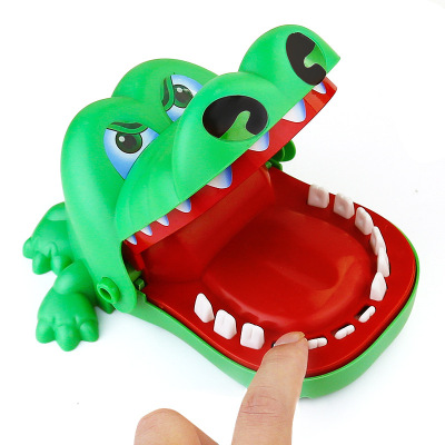 Large Crocodile Bite Finger Toy Shark Tooth Extraction Parent-Child Game Dog Biting Toy Children's Trick Props