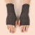 Knit Acrylic Gloves Rhombus Pattern Women Winter Mittens War