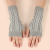 Knit Acrylic Gloves Women Winter Mittens Warm Fingerless Gloves