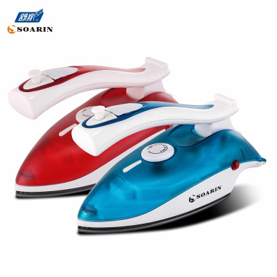 [Export English] Steam and Dry Iron Portable Travel Electric Iron SR-3058 Fluorine Board Small Power Iron