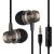 Metal Earphone in-Ear Turbine Dynamic Bass Boost with Mic with Controller Phone Headset Computer MP3 Headset Wholesale