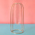 Nordic Ins Wrought Iron Glass Test Tube Vase Simple Hydroponic Flower Pot Rose Gold Creative Home Soft Decoration Ornaments