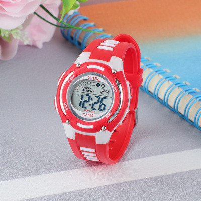 Children's Electronic Watch Children's Multi-Function Sports Watch Swimming Leisure Waterproof Student Electronic Watch Wholesale